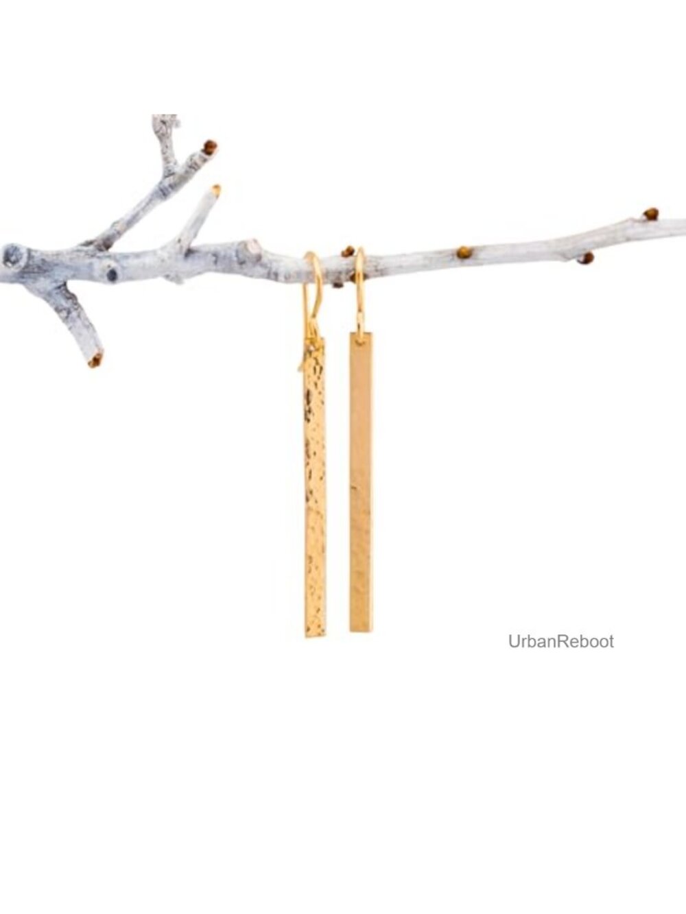 Minimalist Bar Drop Earrings 14K Gold Filled